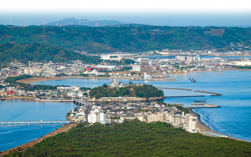 鏡山展望所から虹の松原/佐賀県唐津